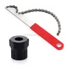 Gereedschap Hoge Kwaliteit Fiets Vrijloop Demontage Wrench Chain Zweep Cassette Tandwiel Remover Tool Kettingsleutel Draagbare HKD230804