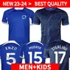 23 24 CFC Nkunku Soccer Jerseys N. Jackson Kids Kit Kit Player 버전 2023 2024 Enzo Pulisic Sterling James Koulibaly Azpilicueta Havertz Fofana Football Shir