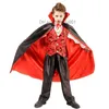 Tema Costume Horror Vampiro Dracula Ragazzo Fantasia Halloween Gioco di ruolo Festa di Carnevale Orecchio per bambini Dracula Vampiro gotico Arriva Z230804