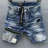 Y2K Jeans Designer Jeans Mens jeans heren korte jeans korte nieuwe knop placket originele denim shorts quarter lengte gepersonaliseerde chd2308046-12 megogh 718