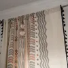 Curtain 2023 Boho Style Curtains For Living Room Bedroom Kitchen Decoration Cotton Linen Printed Fabric Shade Bay Window