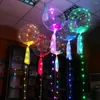 Décorations de jardin Grand ballon transparent rond à bulles claires pour lampe à LED de fête