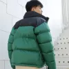 Il parka invernale da uomo giacca a vento nord giacca con cerniera calda amanti colletto alla coreana faccia corta giacca a vento sottile e ispessita taglia S-4XL cappotto invernale da donna