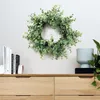 Decorative Flowers Door Simulation Plant Wreath Complimentary Twine Hooks Greenery Hanging Decorations Home Combination