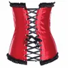 Bustiers & Corsets Sexy Corset Womens Lace Up Bustier Top Women Trainer Boned V-Neck Printed Body Shapewear Outfit Lingerie L4