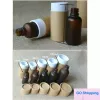 Kvalitet 50st 10-100 ml Oilflaska Kraftpappers parfymförpackning Box Tube Package Case Droper Bottle Round Cardboard Presentlåda för festival