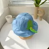 Basker vår sommar baby hatt tecknad dinosaurie barn bassäng hink hattar strand sol cap pojke flicka visor bomull småbarn fiskare