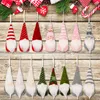 Gnomes wiszący brzydki sweter wisiorek Santa Claus Deco 6'h Rudolph Puszysty szwedzki pluszowy tomte, krasnoludzki elf, home biure imprez