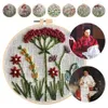 Kinesiska stilprodukter hortenséblomma broderier DIY -handarbete HUSBRANDE Mönster NeedLecraft för nybörjare Cross Stitch Artcraft (med