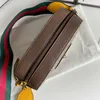 Modne męskie torby Crossbody ramię luksusowe designerskie torba tygrysa głowa torba na piersi