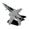 Aeronave Modle 1 100 1/100 Escala US Grumman F14 F-14 Tomcat Fighter Diecast Metal Avião Avião Modelo de Aeronave Crianças Brinquedo Coleção Presente 230803