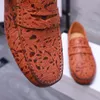 2023, zapatos de vestir elegantes para caballeros, mocasines informales de diseñador para caminar, zapatos planos de boda para fiesta de cuero genuino de marca para hombre, talla 38-44