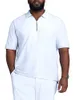 Polos pour hommes Polo grande taille Couleur masculine Polo Polo à manches courtes à manches courtes à manches courte à manches été S-5XL 230804