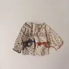 Kläderuppsättningar 16t småbarn Kid Baby Girls Print kläder Set Autumn Winter PJ Set Floral Top Pant Suit Elegant Cotton Sleepwear Pyjamas Set X0803