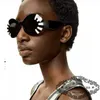 2023 luxe designer 23 Nieuwe Luo Yijia stijl zonnebril Vrouwelijke sterren Dezelfde ovale Zonnebril Mannelijke LW40091