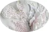 Bolsas de noche Angelatracy Bolsa de marco hecha a mano Mujeres blancas Cordón 3D Bolso de flores Exquisito Chic Femenino Victorian Vintage Clutch 230824