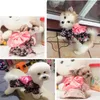 犬のアパレルドレス服日本の着物弓ティシャツコスチューム小犬用プリンセスペットドレスチワワルパカチョルロ