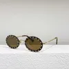 2023 designer de luxo New família Warren armação de diamante óculos de sol oval estilo óculos de sol personalizados VA2027