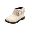 Kid's cotton boots winter new children's shoes girls soft-soled boots baby Joker plus velvet Martin boots