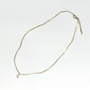 Colgantes Lii Ji American 14K Gold Filled Pearl Colgante Collar 40 5cm Minimalista Simple Boho Gargantilla