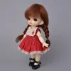 Куклы Muziwig меньше 18 Bjd Doll Wig Wig Long Bangs Mohair парики милые волосы натуральные цветные аксессуары для Diy 230803