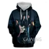 Men's Hoodies CAVVING 3D Printed Band Hooded Sweatshirts Harajuku Tops Fashion Clothing For Women/men