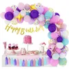 Other Event Party Supplies Unicorn Balloon Garland Arch Kit Ballon Wedding Birthday Party Decoration Kids Gender Reveal Baptism Baby Shower Girl Decor 230804