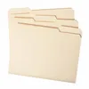 Filing Supplies File Folders Manila Letter Size812" x 11" Classic Paper 13Cut Tab in Left Right Center Positions Folder For Office documents 230803