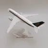 Vliegtuig Modle 16 cm Air Singapore Airlines Airbus A350 350 Airways Vliegtuig Model Legering Metalen Diecast Model Vliegtuig Vliegtuigen w Base Speelgoed Gift 230803