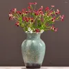 Fleurs décoratives 6 pièces plantes artificielles marguerite étoile Bouquet fausse plante petit céleri Floral pour mariage maison bureau décoration