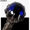 Bastoncini da trekking 95cm Demon Dragon Claws 50mm Royal Blue Crystal Ball Bastone da passeggio di lusso per uomini e donne Canne da passeggio alla moda decorative HKD230804