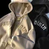 Erkek Hoodies Sweatshirts y2k Zip Up büyük boy kazak sonbahar bahar kapüşonlu kadın grunge hoodie sokak giyim rahat estetik z230804