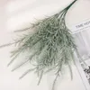 Fleurs décoratives plante artificielle Simulation herbe plastique fougère feuille verte fleur mariage décoration de la maison Table à manger