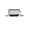 Evening Bags 2023 new underarm bag xiaoxiangfeng bag female Lingge chain bag leather black and white vagrant bag single shoulder Crossbody Bag