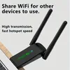 1300 Mb / s DUAL BEAD BEZPELEM Adapter Wi -Fi na komputery stacjonarne - kompatybilny z wygraną 7 8 10 11 - Dongle Wi -Fi z szybkiej łączności internetowej dla szybszej łączności internetowej