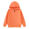 Hoodies Sweatshirts Zipper Solid Hoodies Crianças Jaquetas para Meninos Roupas Primavera Outono Camisola Meninos Casacos Coreano Crianças Ao Ar Livre 230803