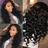 Synthetic Wigs Loose Wave Lace Front Wig 13x4 HD Frontal For Women Human Hair Peruvian 5x5 Closure PrePlucked Curly 230803