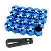 New 20Pcs 17/19/21mm Car Wheel Nut Caps Protection Covers Caps Anti-Rust Auto Hub Screw Cover Car Tyre Nut Bolt Exterior Decoration