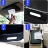 Nieuwe auto zonnescherm papieren handdoek tas multifunctionele lederen auto hangende stoel auto kartonnen tissuedoos schaduwpapier auto-interieurbenodigdheden