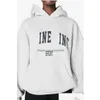 Kvinnors hoodies tröjor Topp AB Women Ordized Cotton Fleece Sweatshirt Bings Sport Hooded Warm Designer Sweater Drop Delivery A DH2QT