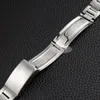 Bracelets de montre Accessoires 13mm 17mm 19mm 20mm acier inoxydable Oyster Bracelet Strap Fit 230803