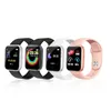 Y68 D20 Smart Watch Fitness Armband Blutdruck Herzfrequenz -Monitor -Schrittzähler Cardio Bracelet Männer Frauen Smartwatch für iOS Android mit Einzelhandelsbox