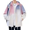 Mensjackor Spring Autumn Men Windbreak Male Casual Fashion Outdoors Hooded Loose Jacket For Woman Coat Streetwear 230803