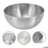 Bowls Insated Soup Bowl Metal Cooking Pho Pasta Egg Mixing Large Stainless Steel Drop Delivery Home Garden Kitchen Dining Bar Dinnerw Dhnkp
