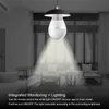 V380 Pro WiFi Bulb Camera - Câmera de Vigilância Panorâmica com Detecção de Movimento e Alarme, Compatível com Lâmpada E27