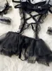Сексуальная юбка Singreiny кружевное эротическое нижнее белье боди бурлики без спины стройные комбинезоны порно открытая промежностная сетка чистая сексуальная пьеса 230803