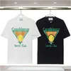 Camisetas masculinas Designer T-Shirt Casablanca T-Shirt Casablanc Men New Real Us Size Roupas de Marca S-3Xl Drop Delivery Vestuário Mens Cloth Dh5Nr