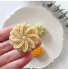 Baking Moulds 20g Mini Flower Moon Cake Mold Mung Bean Daisy Sunflower Lotus Shape Cookie Stamp MidAutumn Festival Hand Pressed Pastry 230803