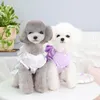 Dog Apparel Fashion Pet Pet Cat Bowknot Princess Drence Elegant Sequin Summer Supplies