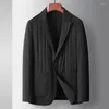 Men's Suits Winter Suit Blazer Cotton Silk Seamless Warm Thick Oversize Jacket Men Button Up Long Sleeve Coat Boys Parkas 3xl 4xl